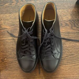 Magnanni high top sneakers, leather, like new in box
